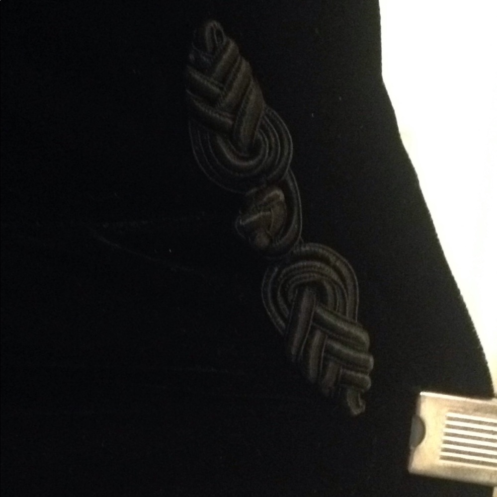 Black velvet maxi skirt